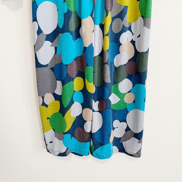 BOGO! Boden Ruched Jersey Dress Abstract Dot Print 10 - Picture 4 of 9